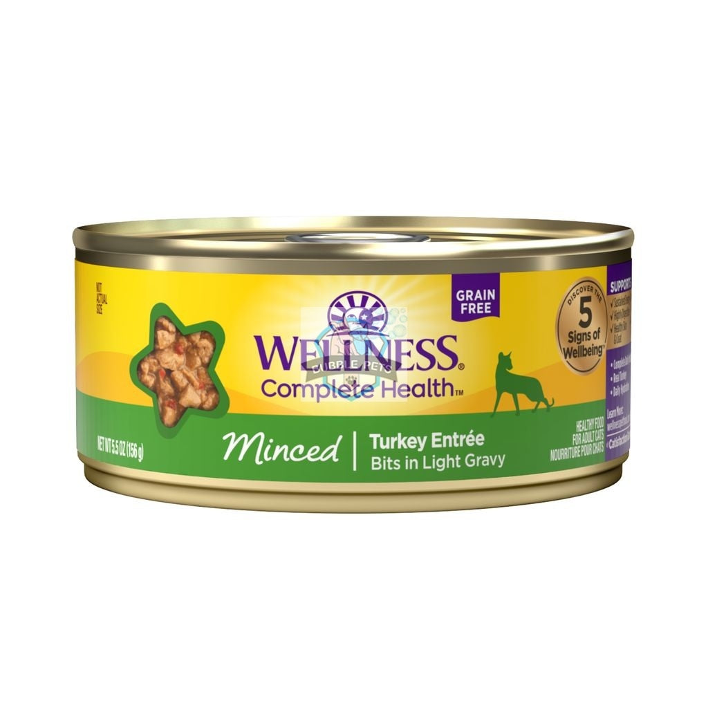 Wellness Complete Health Minced Turkey Entree Canned Cat Food