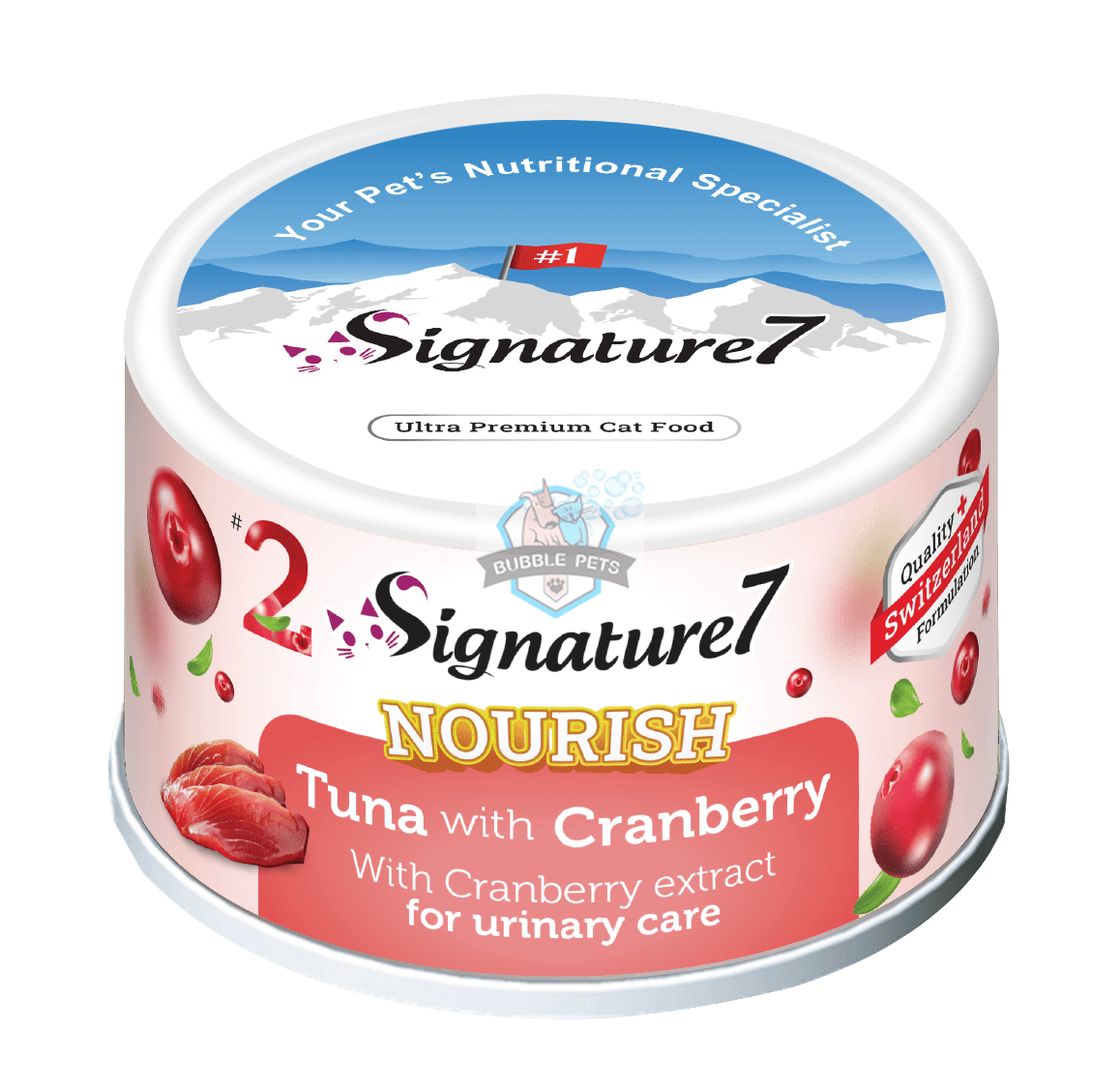 Signature7 Nourish Fruits Cat Canned Food - Tuna with Cranberry