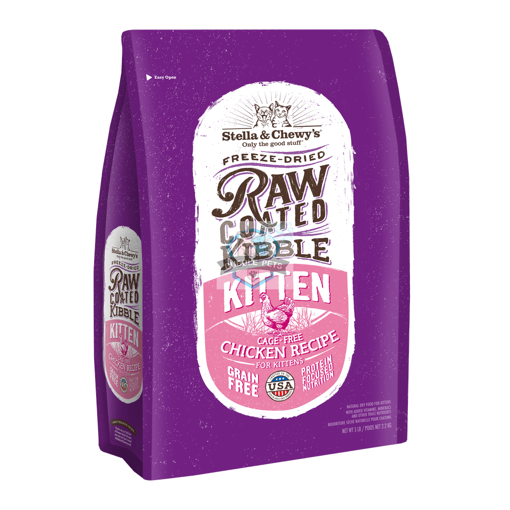 Stella & Chewy’s Raw Coated Kitten Kibble - Cage Free Chicken