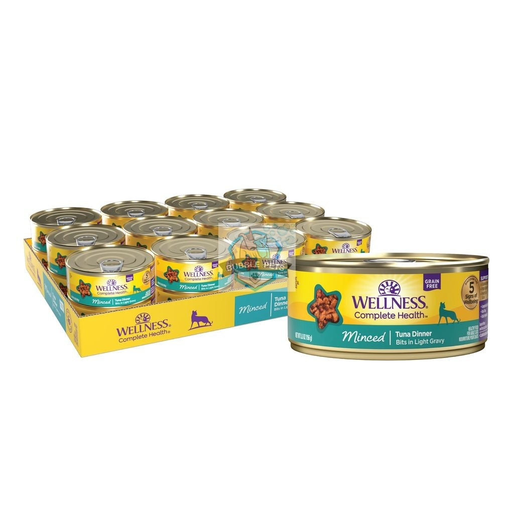 Wellness Complete Health Minced Tuna Dinner Canned Cat Food