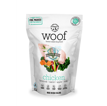 20% OFF PROMO Woof Chicken Freeze Dried Raw Dog Food