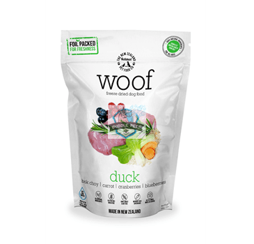 20% OFF PROMO Woof Duck Freeze Dried Raw Dog Food