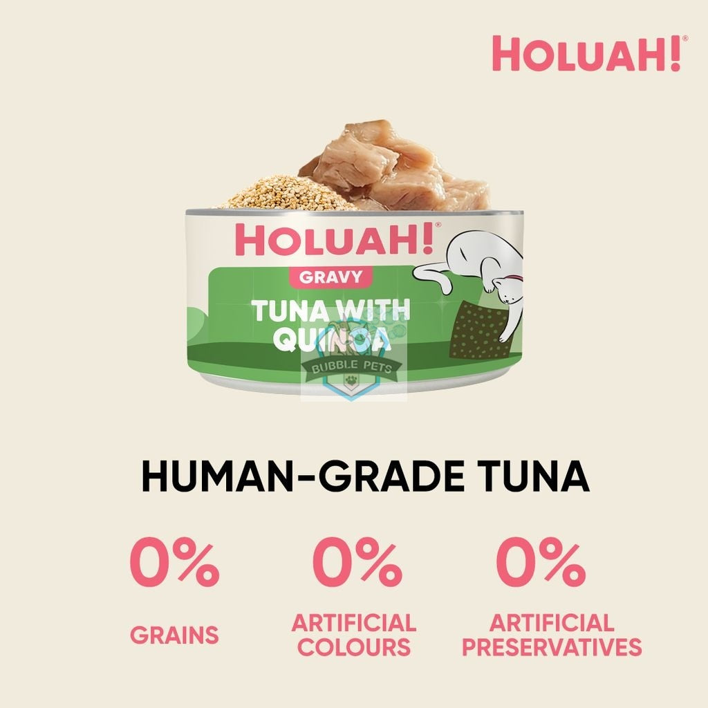 NEW: Holuah! Tuna with Quinoa Gravy Canned Cat Food