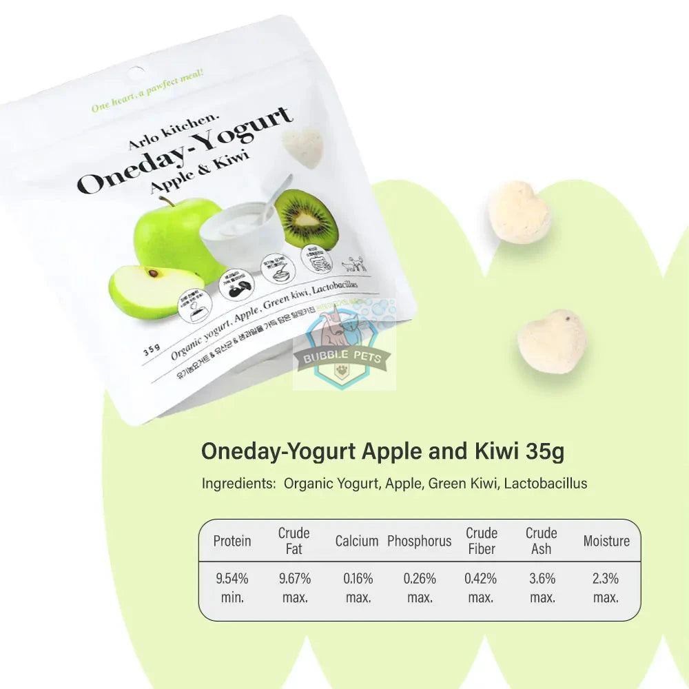 Arlo Kitchen - Freeze Dried Yogurt Apple & Kiwi Pet Treats
