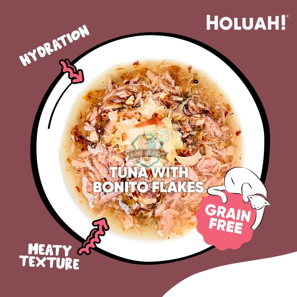 NEW: Holuah! Tuna with Bonito Flakes Gravy Canned Cat Food