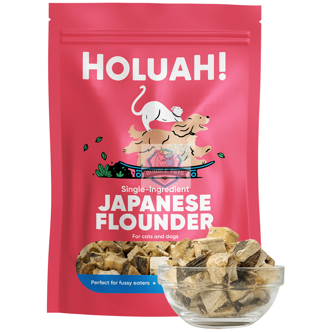 NEW: Holuah! Freeze Dried Japanese Flounder Treats for Cats & Dogs