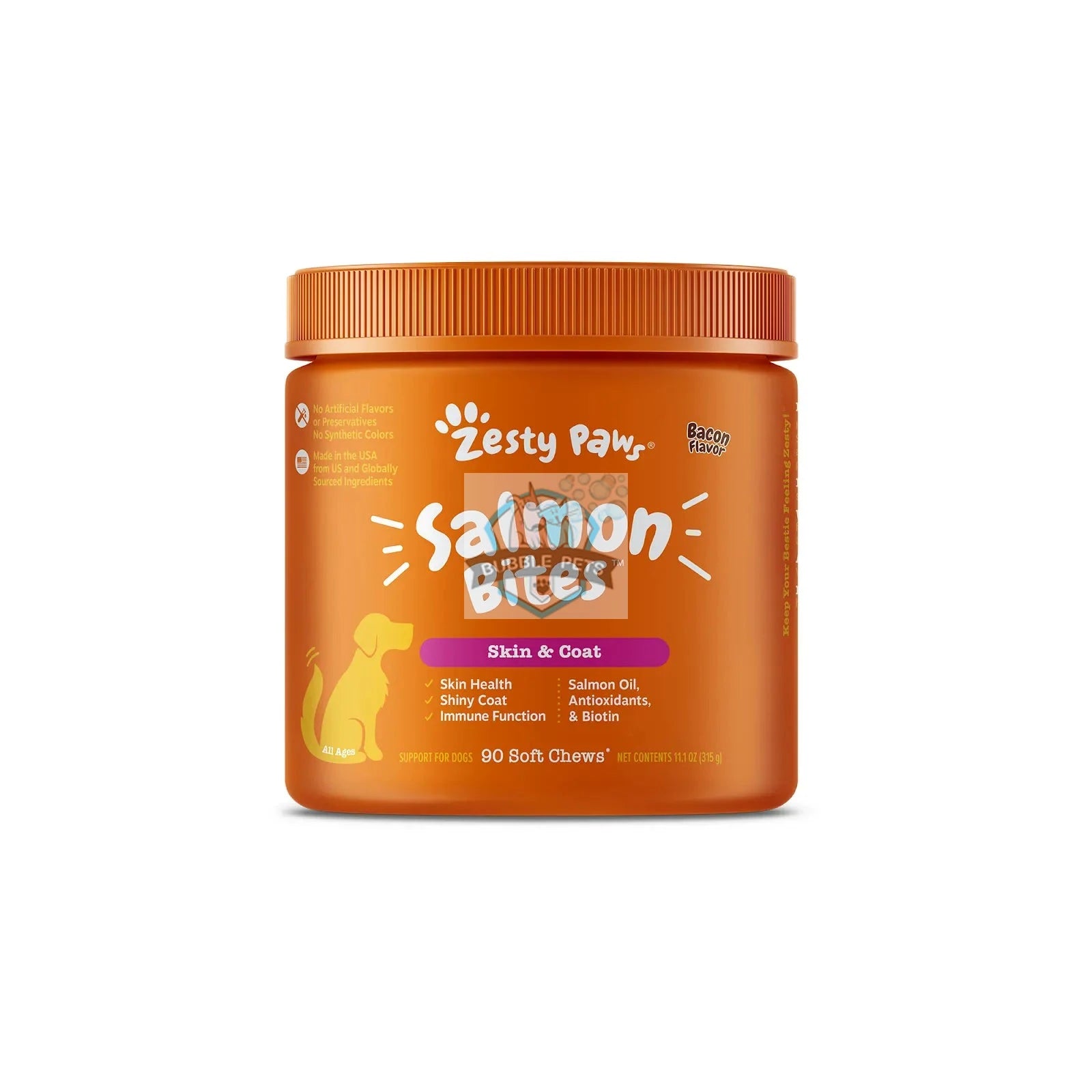 Zesty Paws Salmon Bites™ Soft Chews for Dogs