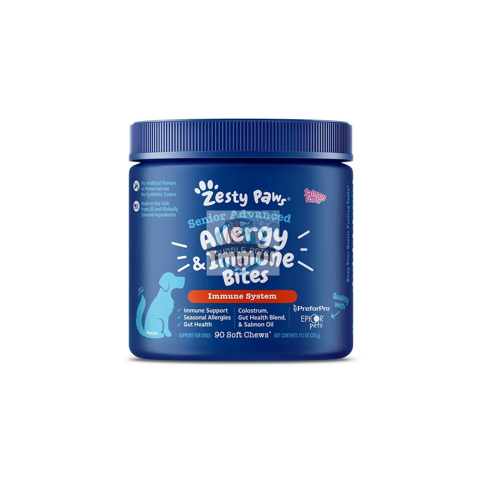 Zesty Paws Senior Advanced Allergy & Immune Bites (salmon)