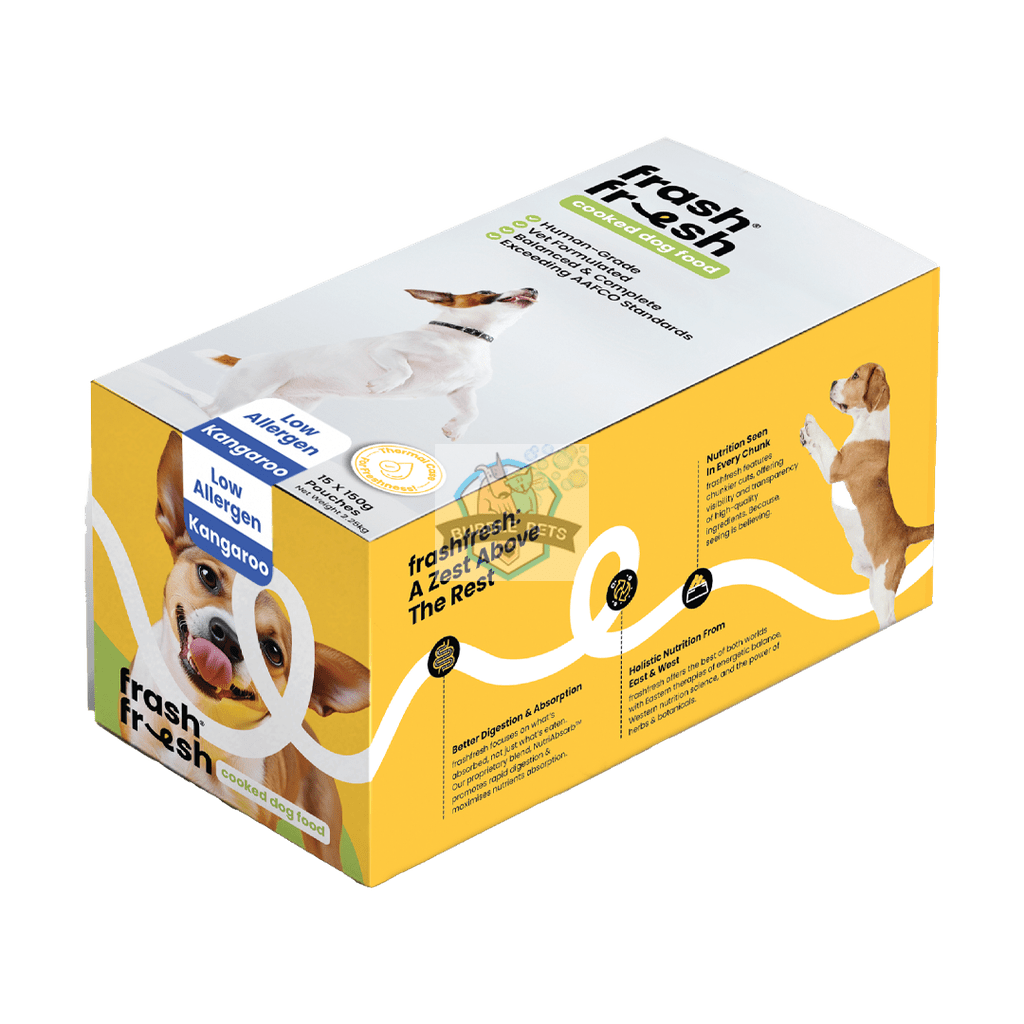 Frashfresh Cooked Low-Allergen Kangaroo Dog Food with NutriAbsorb