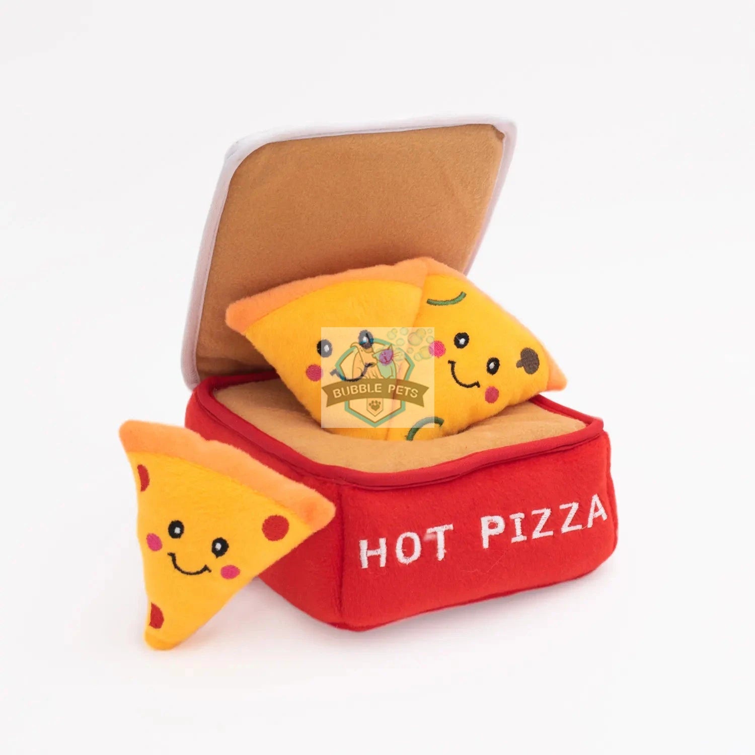 Zippypaws Zippy Burrow Pizza Box Dog Toy