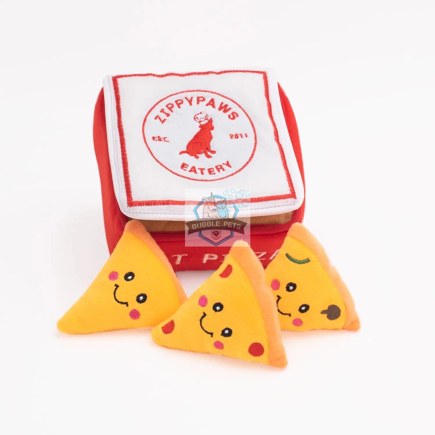 Zippypaws Zippy Burrow Pizza Box Dog Toy