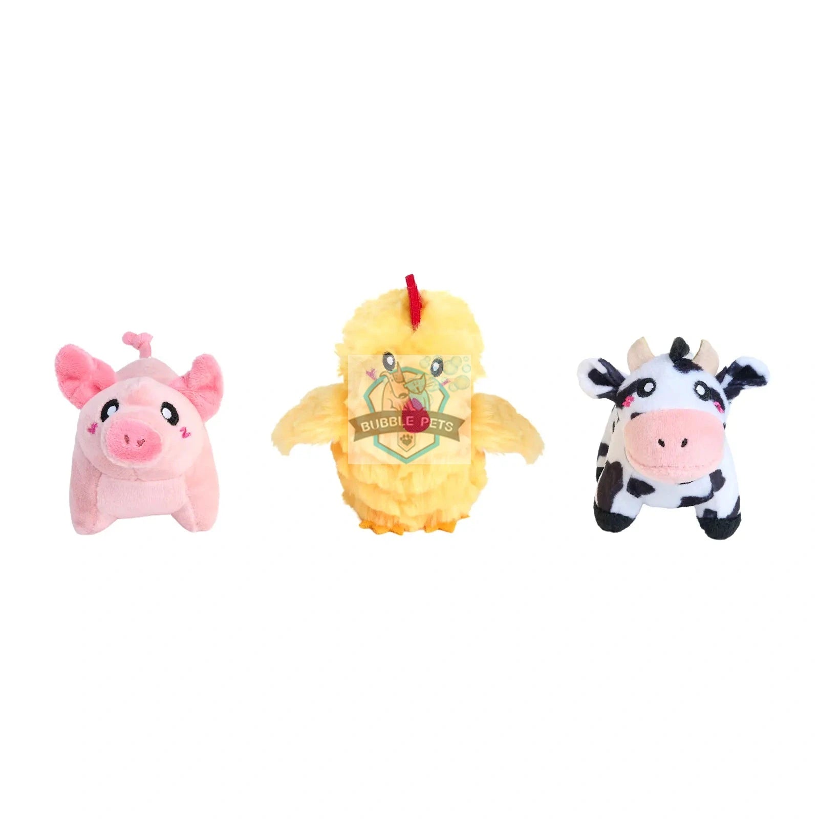 Zippypaws Miniz 3-Pack - Barnyard Friends