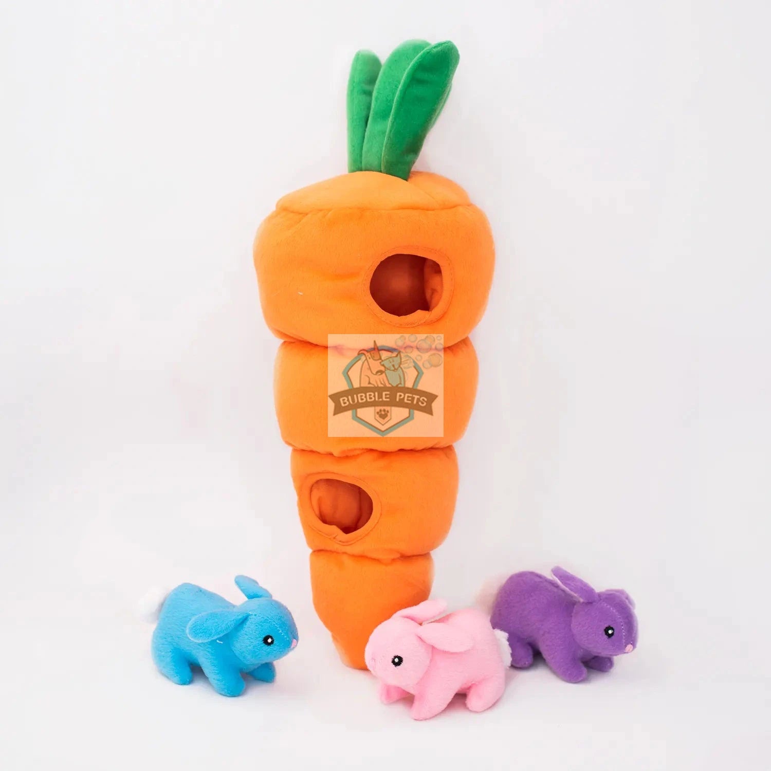 Zippypaws Zippy Burrow Jumbo Carrot Dog Toy