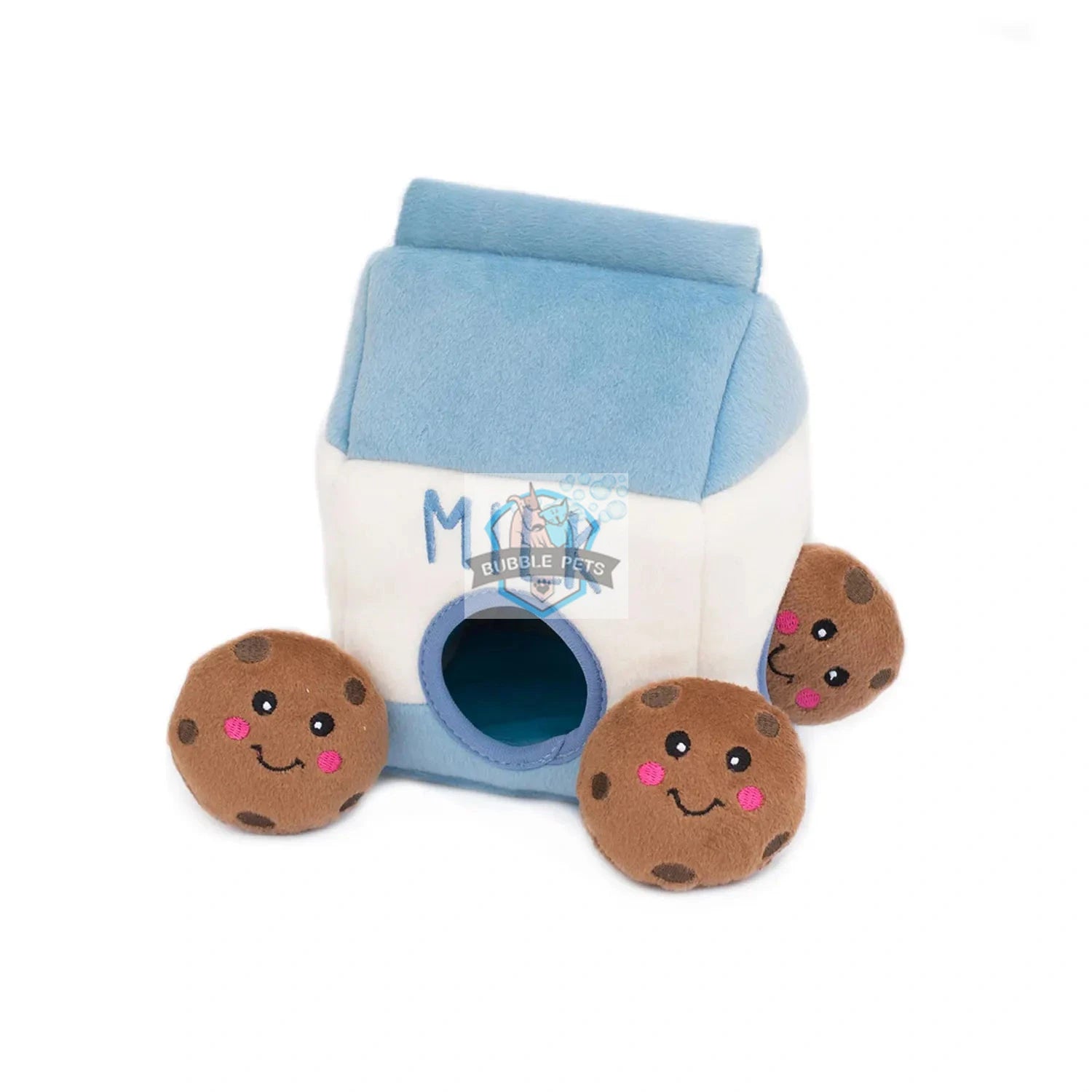Zippypaws Zippy Burrow Milk and Cookies Dog Toy