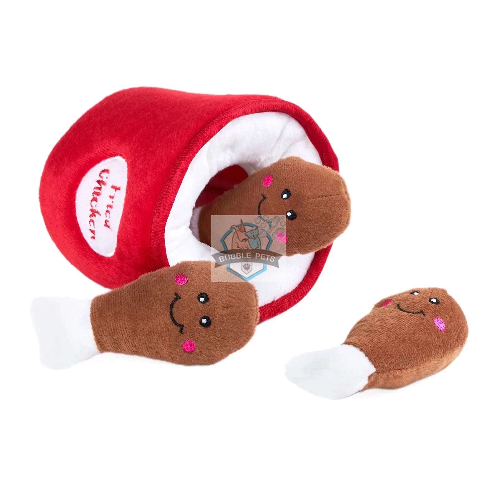 Zippypaws Zippy Burrow Chicken Bucket Dog Toy