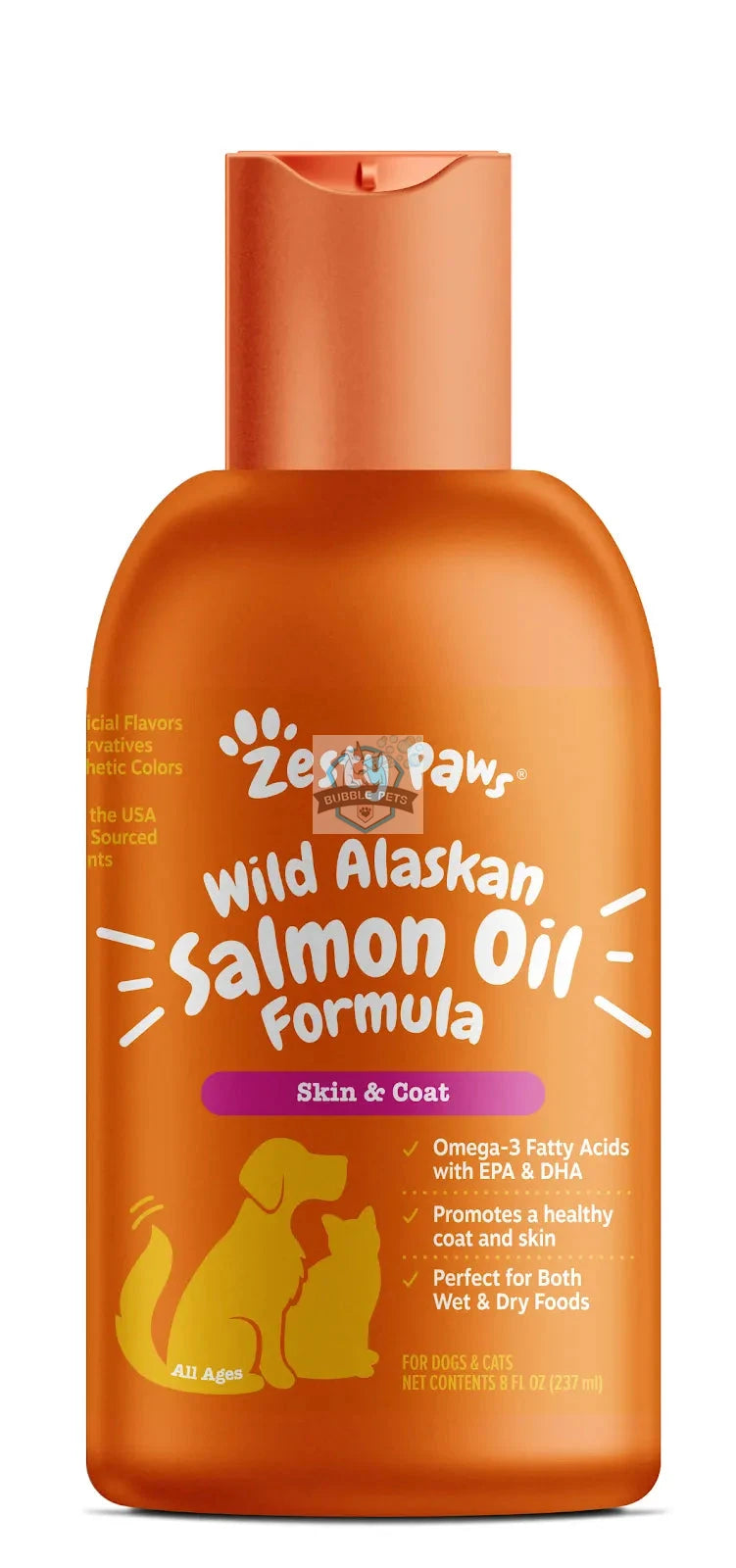 Zesty Paws Wild Alaskan Salmon Oil Formula - Skin & Coat