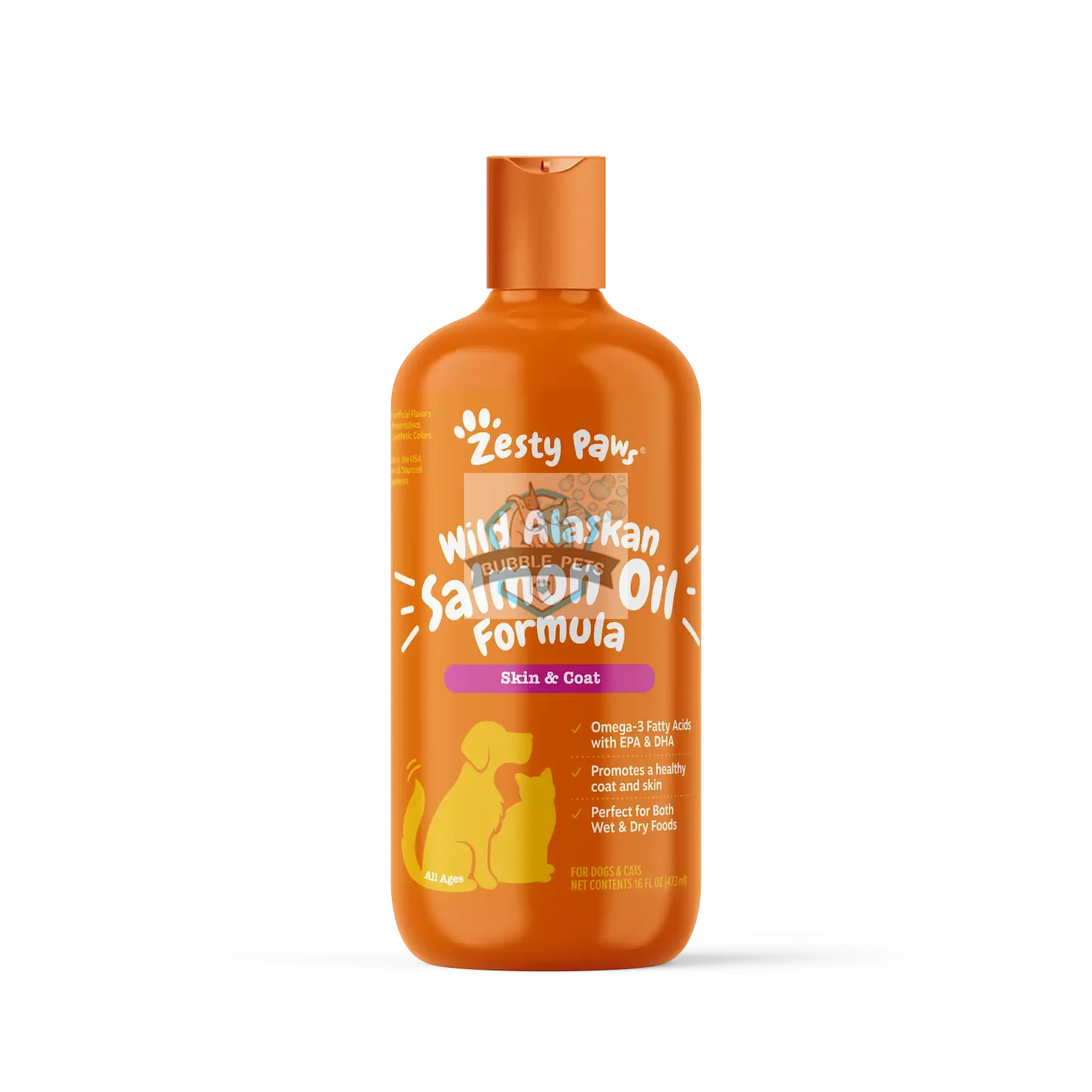 Zesty Paws Wild Alaskan Salmon Oil Formula - Skin & Coat