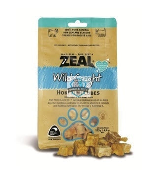 20% OFF PROMO Zeal Dried Hoki Fish Cubes Dog Cat Treats