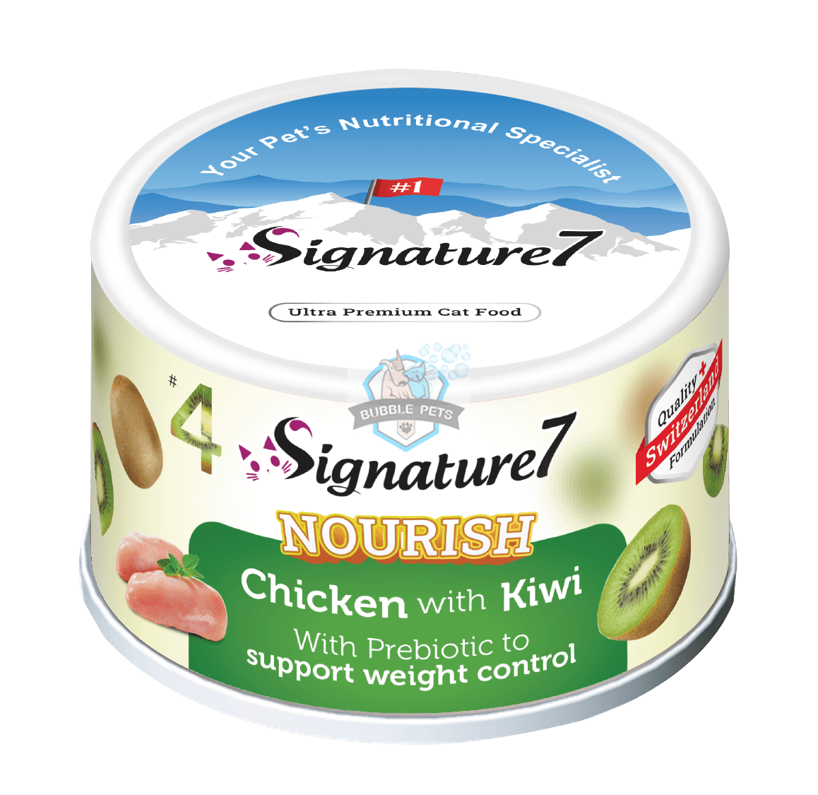 Signature7 Nourish Fruits Cat Canned Food - Chicken with Kiwi