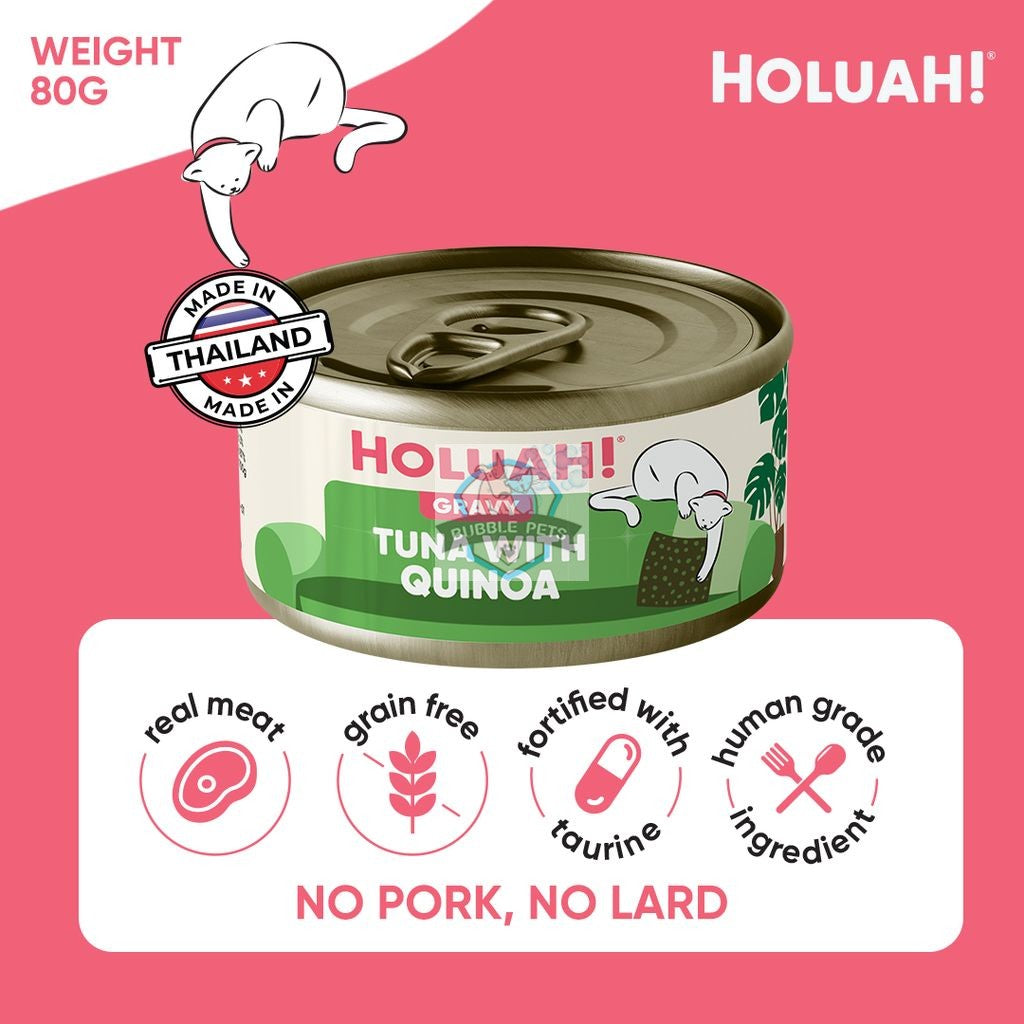 NEW: Holuah! Tuna with Quinoa Gravy Canned Cat Food