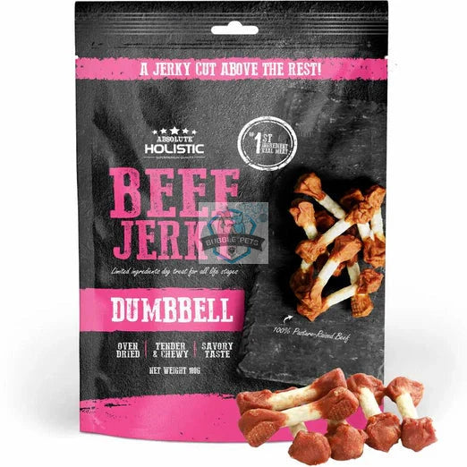 Absolute Holistic Jerky Beef Dumbbell - 100g — Singapore's Pet ...