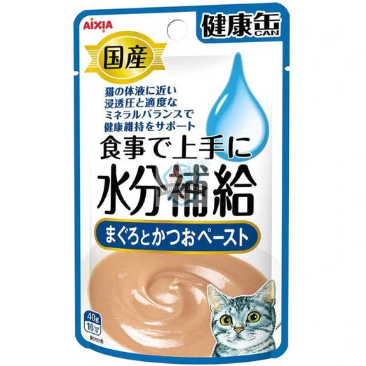 Aixia Kenko Water Supplement Tuna & Skipjack Tuna Paste Pouch