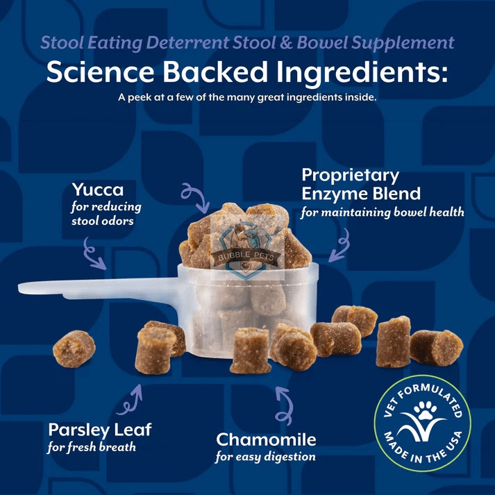 NaturVet Scoopables Coprophagia Stool Eating Deterrent