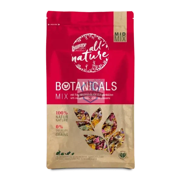Bunny Nature Botanicals Mid Mix Marigold & Rose Blossoms Complete Feed