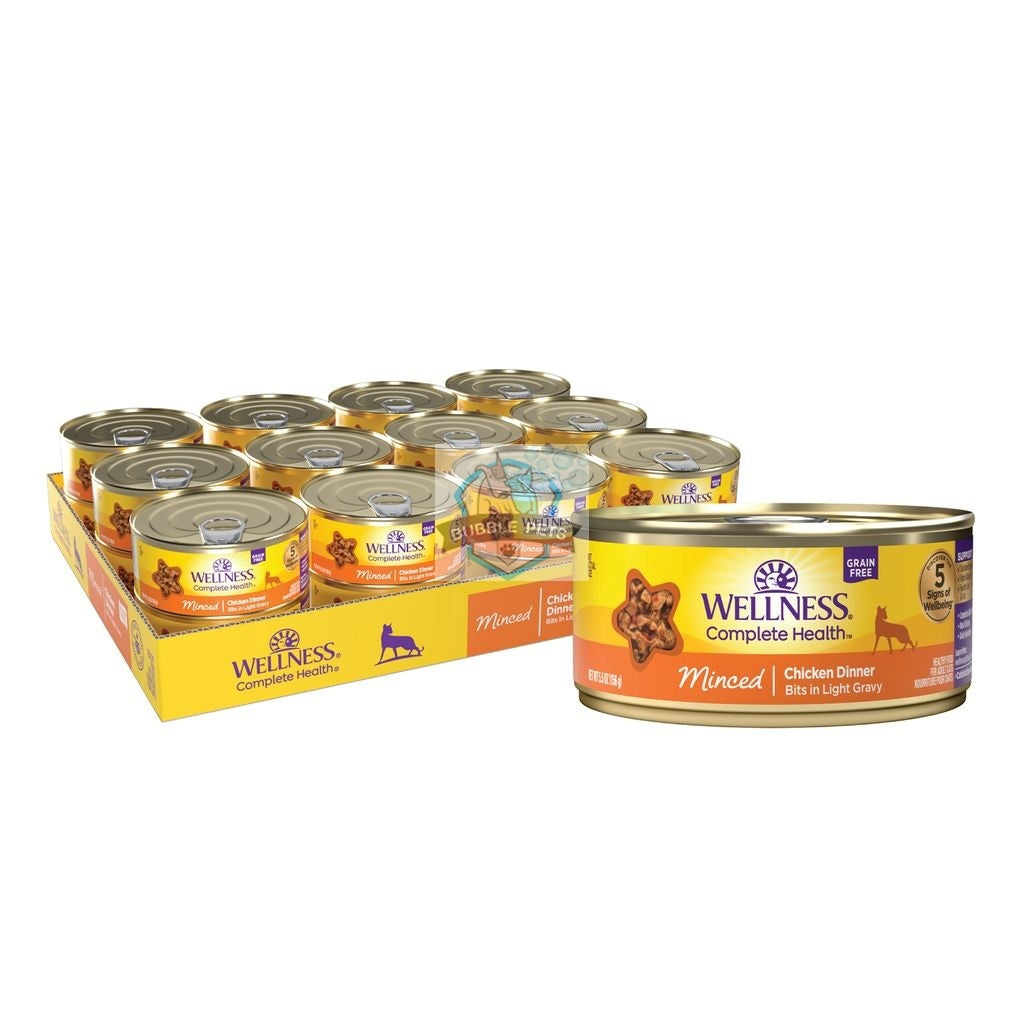Wellness Complete Health Minced Chicken Dinner Canned Cat Food