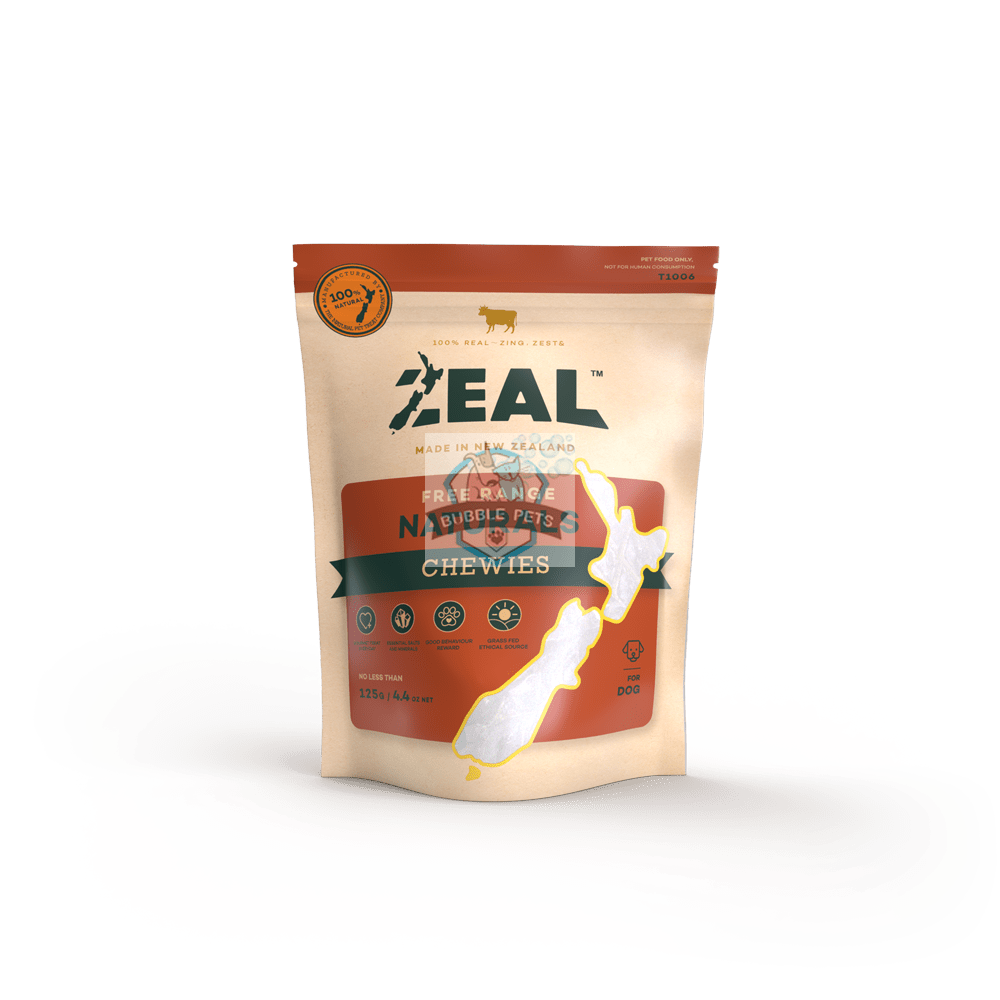 Zeal Dried Free Range Veal Chewies Dog Treats (Buy 2 Get 1 Free)