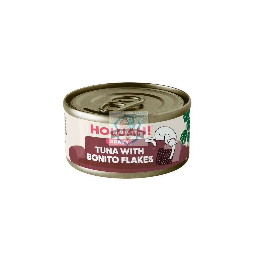 NEW: Holuah! Tuna with Bonito Flakes Gravy Canned Cat Food