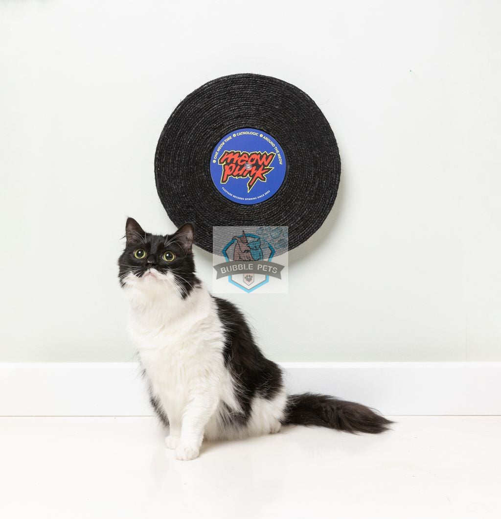 FuzzYard Record Cat Scratcher - Meow Punk