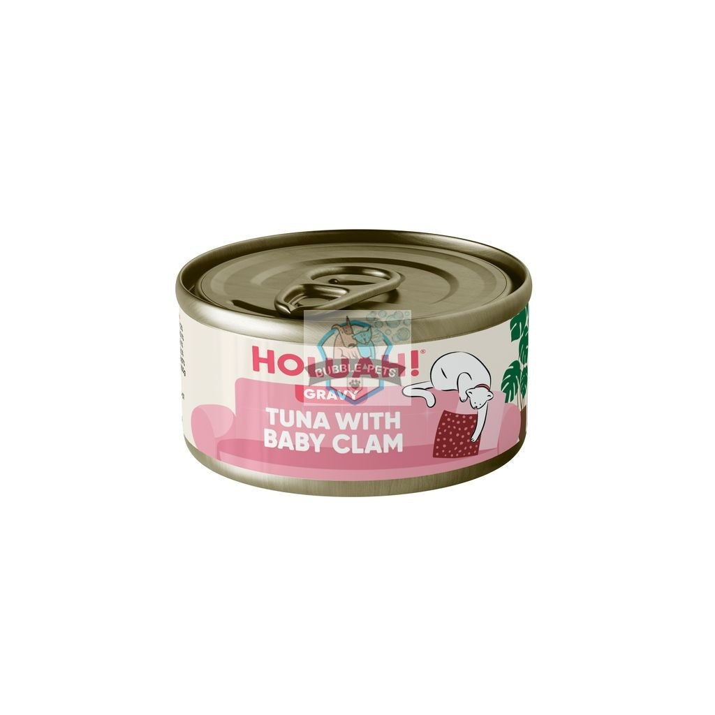 NEW: Holuah! Tuna with Baby Clam Gravy Canned Cat Food