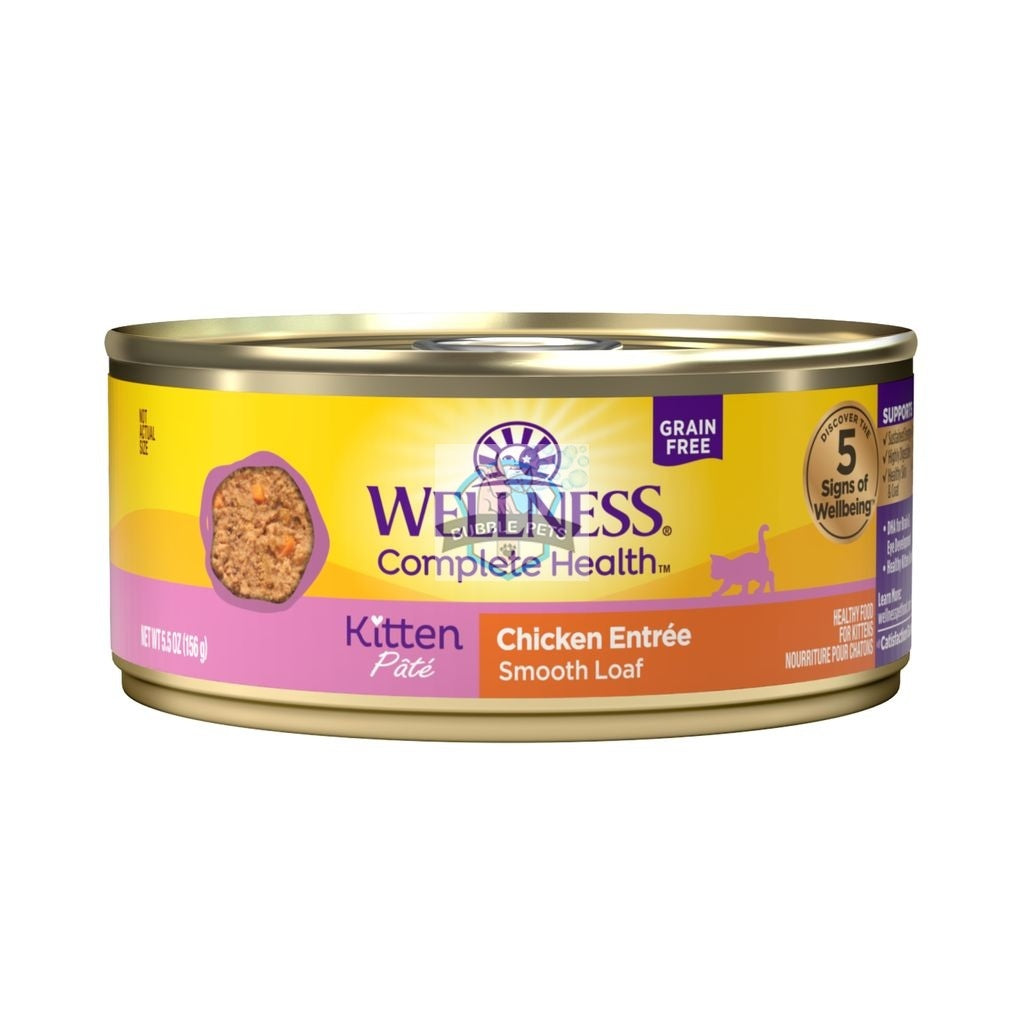 Wellness Complete Health Chicken Kitten  Pate Canned Cat Food