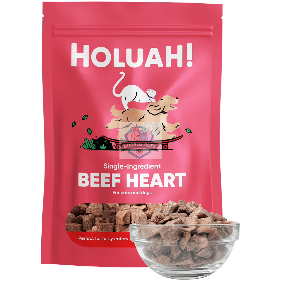 NEW: Holuah! Freeze Dried Beef Heart Treats for Cats & Dogs
