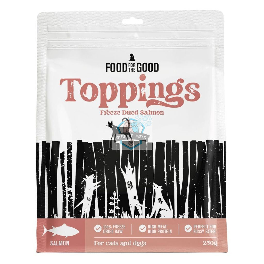 Food For The Good Freeze-Dried Salmon Toppings for Dogs & Cats