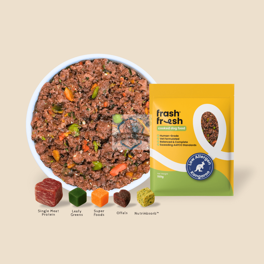 Frashfresh Cooked Low-Allergen Kangaroo Dog Food with NutriAbsorb