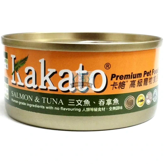 Kakato Salmon & Tuna Canned Cat & Dog Food