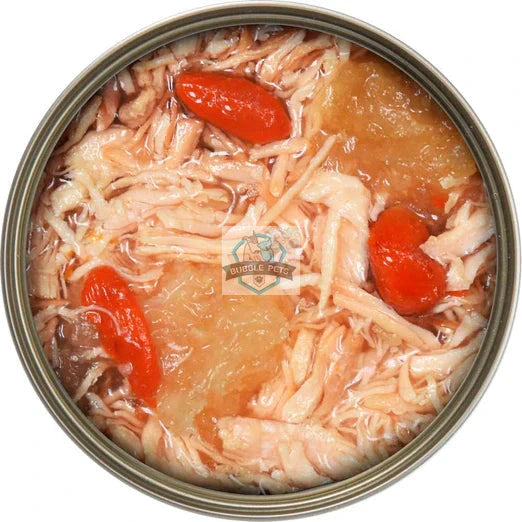 Kakato Simmered Chicken with Fish Maw & Goji Berries Canned Cat & Dog Food 70g