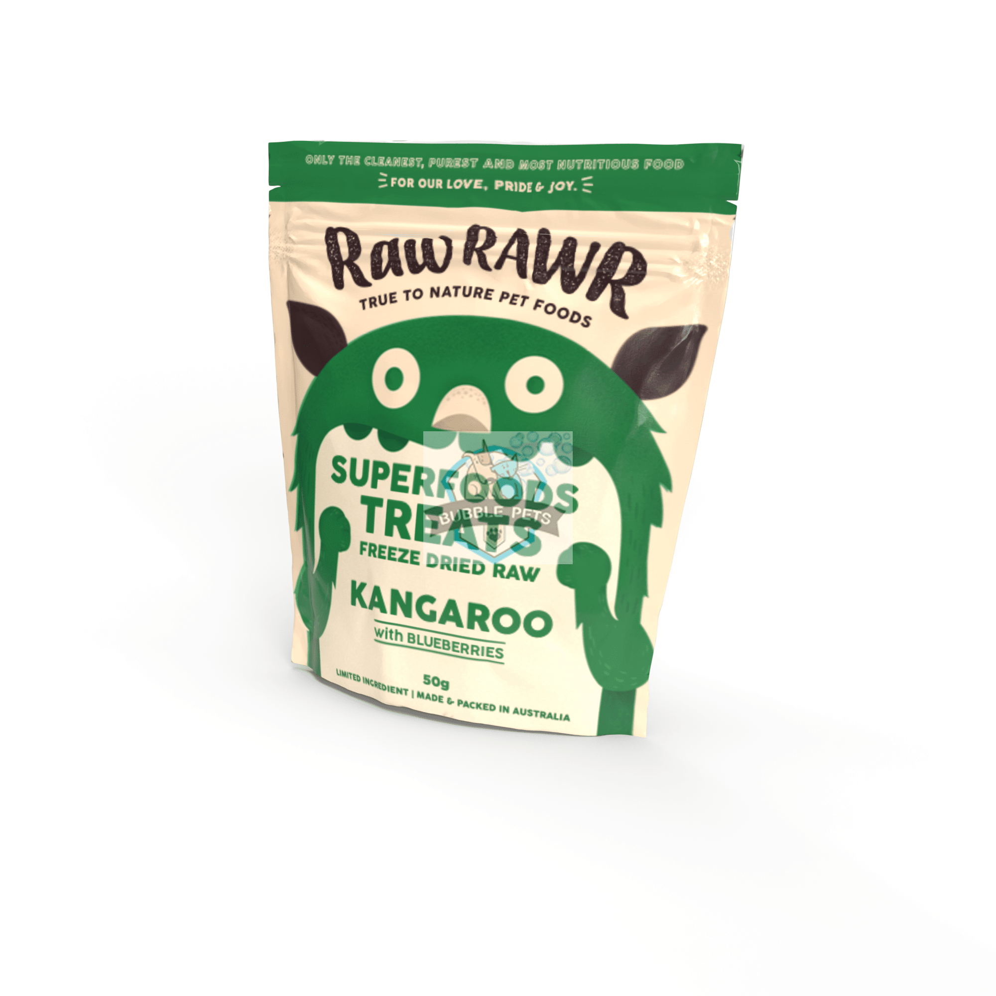 Raw Rawr Freeze Dried Kangaroo with Blueberries Dog Treats