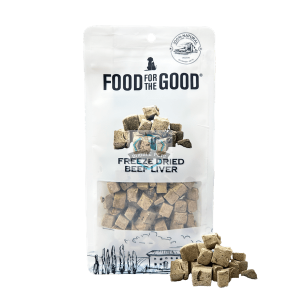 25% PROMOTION Food For The Good Freeze Dried Beef Liver Cat & Dog Treats