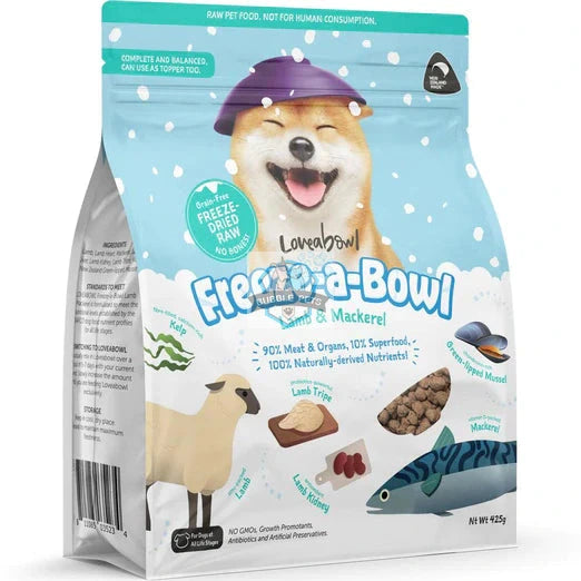Loveabowl Freeze-a-bowl Freeze-dried for Dogs (Lamb & Mackerel)