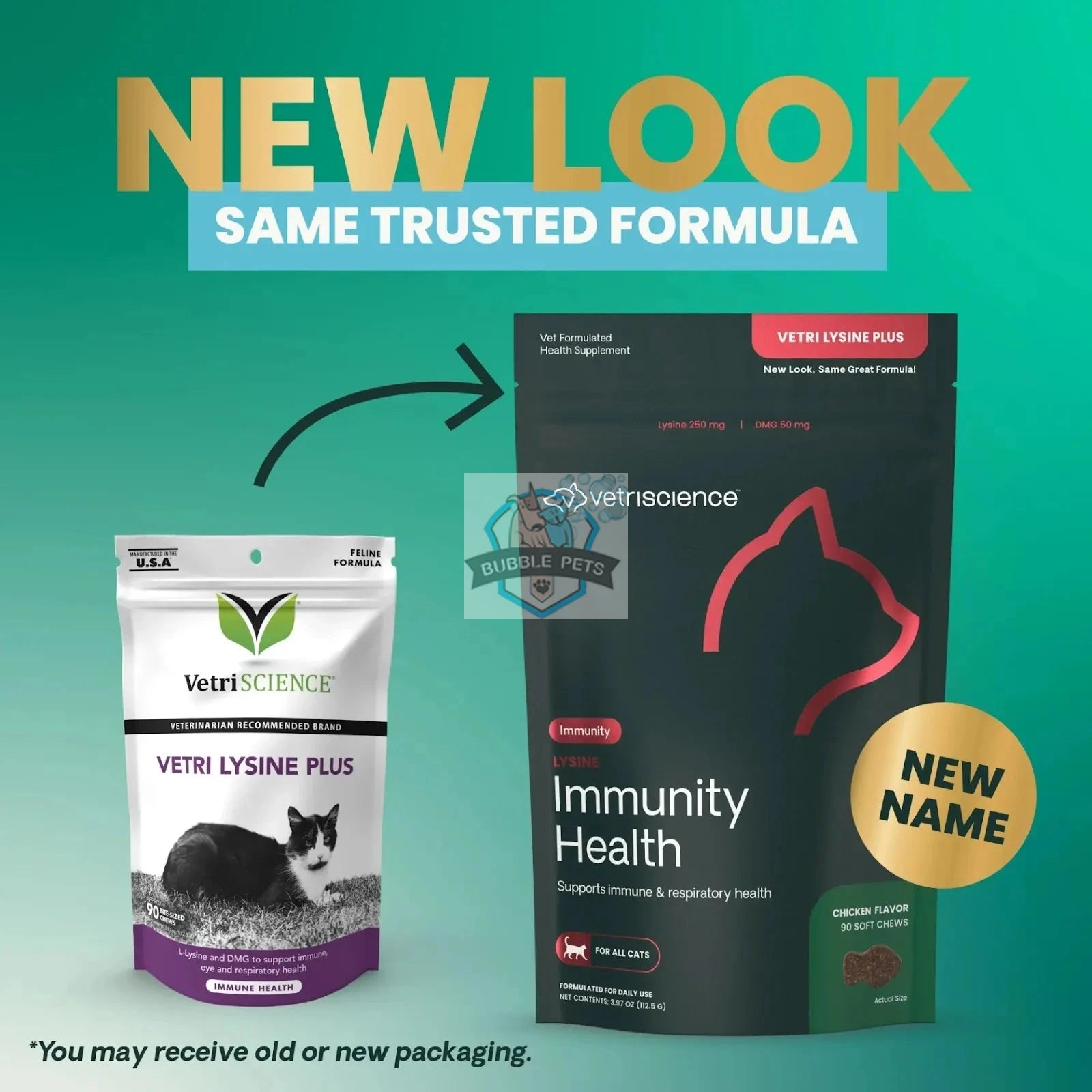 VetriScience® - Lysine Immune Health Supplement for Cats (90 chews)