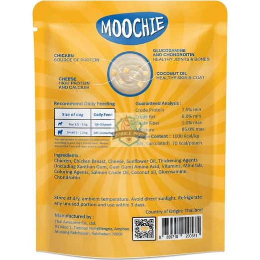 Moochie Chicken Mousse With Cheese Grain-Free Liquid Dog Treat 70g