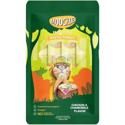 Moochie Fairy Puree Chicken & Chamomile Liquid Cat Treats