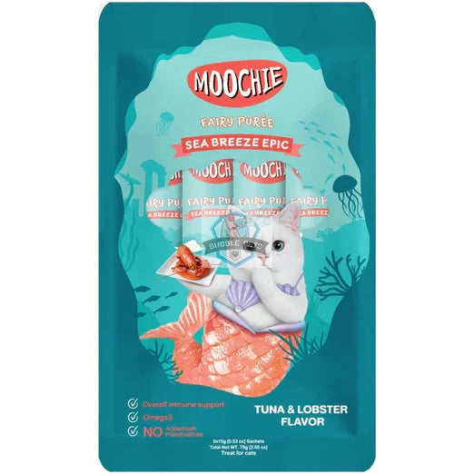 Moochie Fairy Puree Tuna & Lobster Liquid Cat Treats