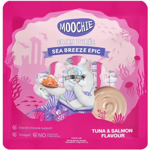 Moochie Fairy Puree Tuna & Salmon Liquid Cat Treats