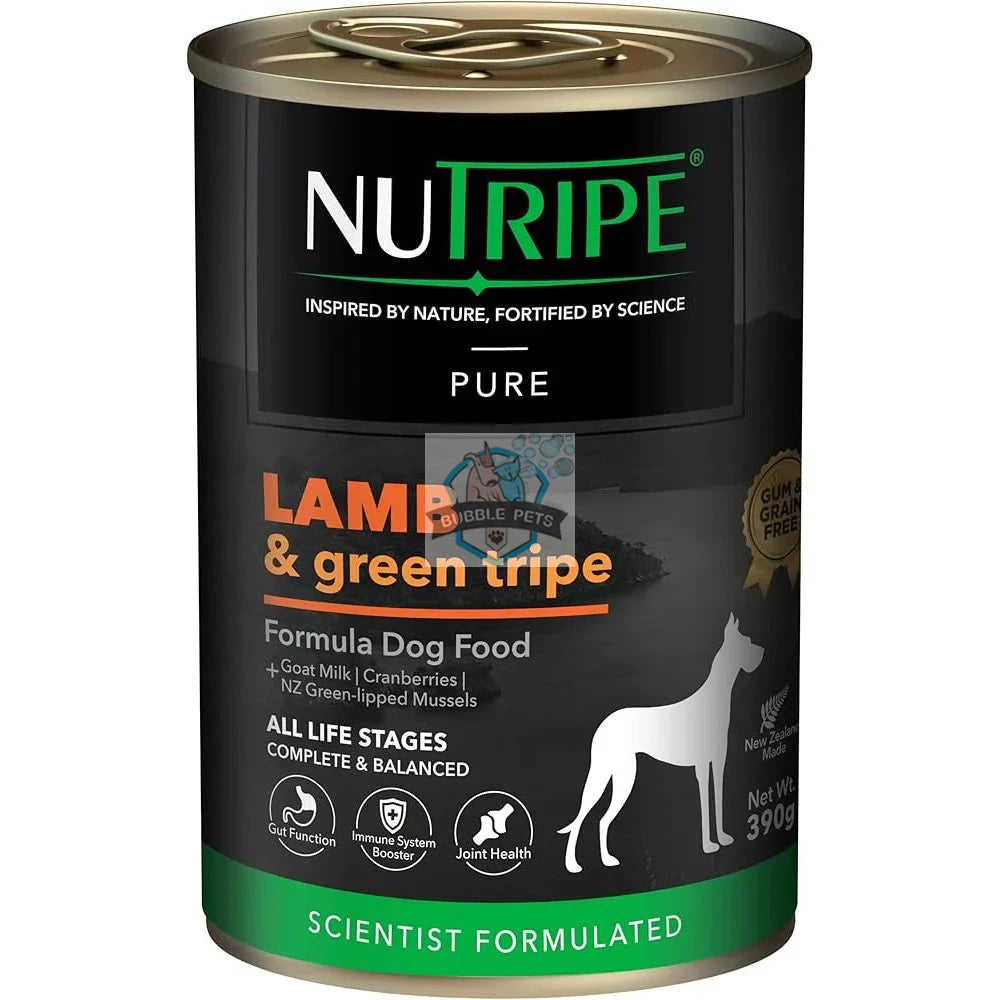 Nutripe Pure Lamb & Green Tripe Canned Dog Food