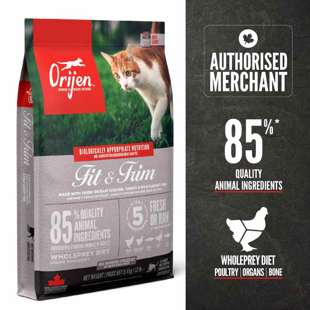 PROMO Extra 10% OFF Orijen Fit & Trim Cat Dry Food
