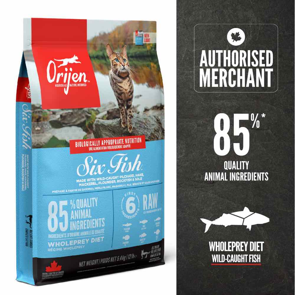 PROMO Extra 10% OFF Orijen 6 Fish Cat Dry Food